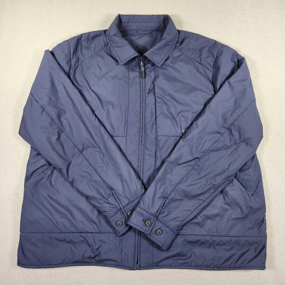 Vineyard Vines Jacket Men XL On-The-Go Performance Waterproof Insulated Blue